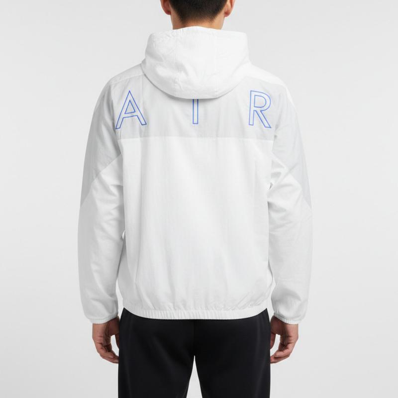 Nike Air Woven Jacket Solid Color Simple Comfortable Hooded Raglan Long Sleeve Men jackets HJ0635-009