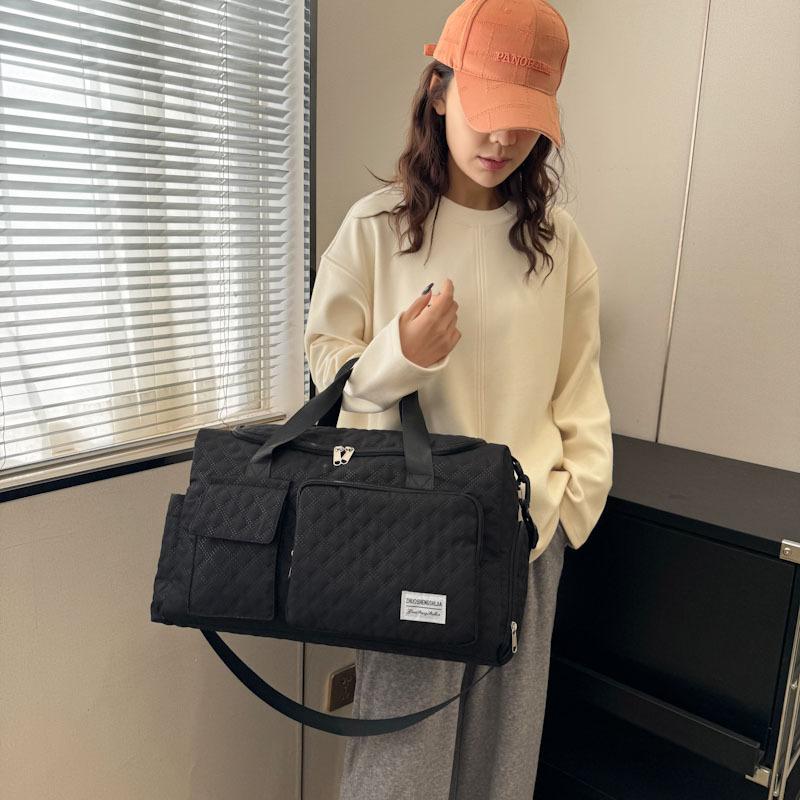 Travel bag Portable large capacity New fashion independent shoe compartment Dry and wet separation Sports swimming Yoga fitness bag