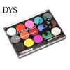 Halloween Face Makeup Body Paint Non-sticky High Saturation Level Safe Party Gift Kid Dress Beauty Palette for Crafts Making Painting Kit
