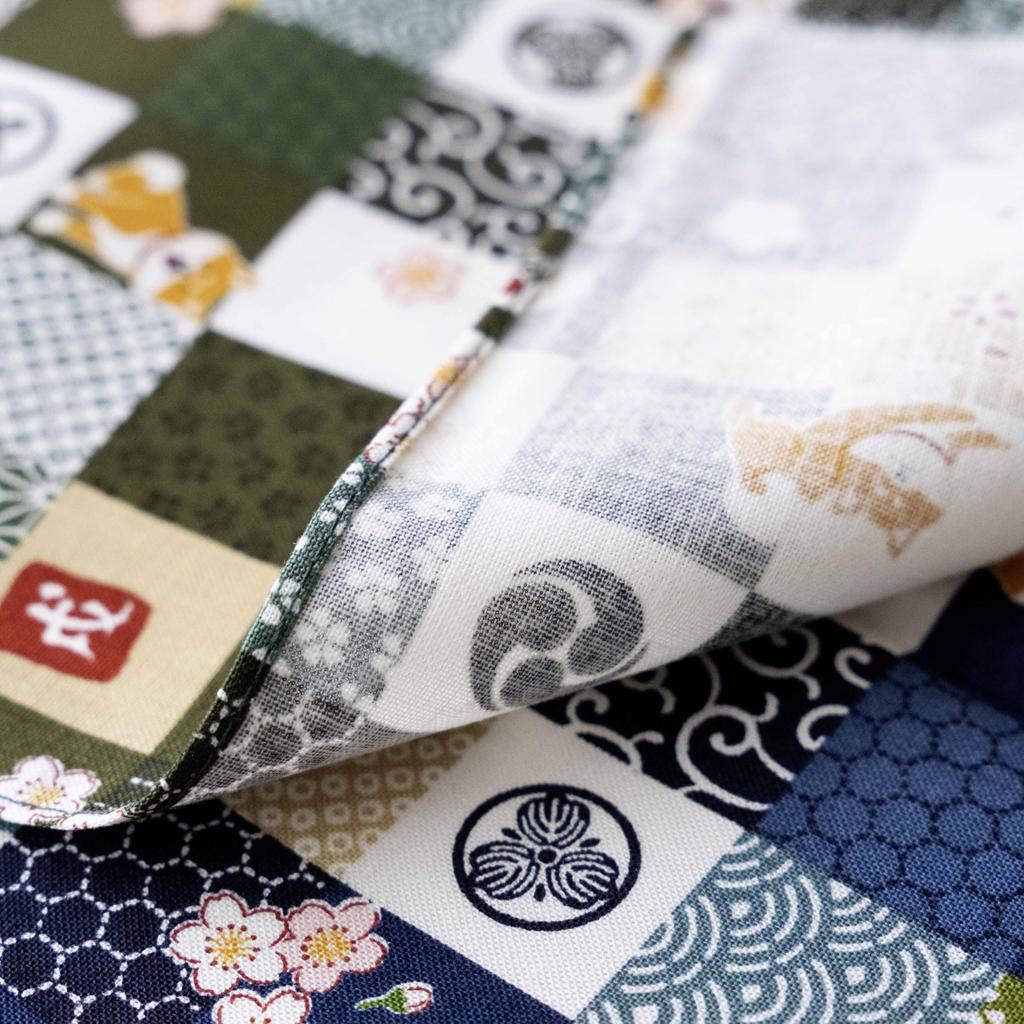 handkerchief set for cotton Shiba Japanese-made Japanese-style women, 100% (D. Inu, 3-piece set)