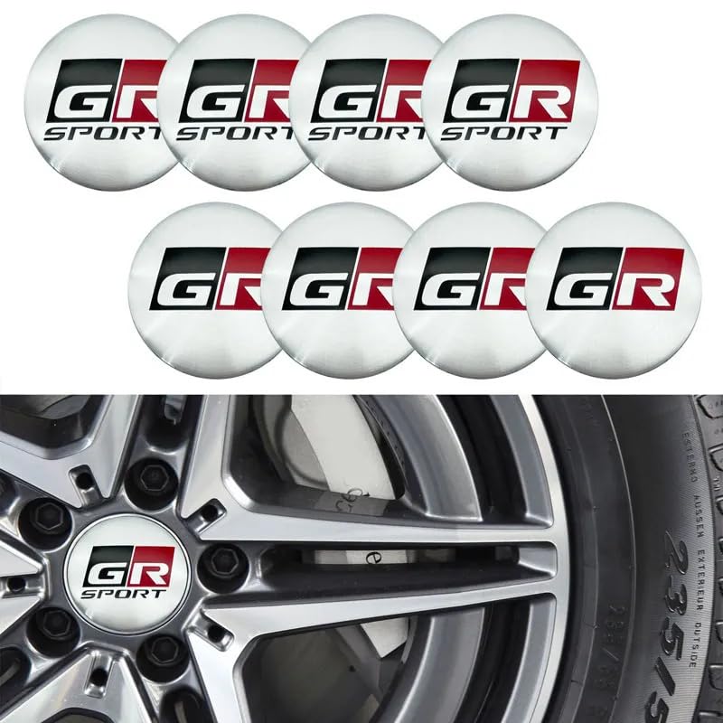 GR Car Wheel Cover, Car Decoration, Car Accessories, Wheel Center Cap, Hub Cap, Swift,