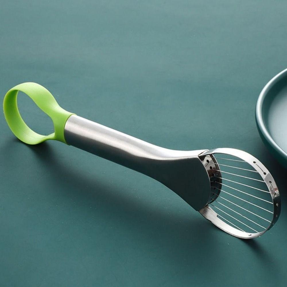 Stainless Steel 2 in 1 Avocado Cutter Household Avocado Core Remover Kitchen Gadgets