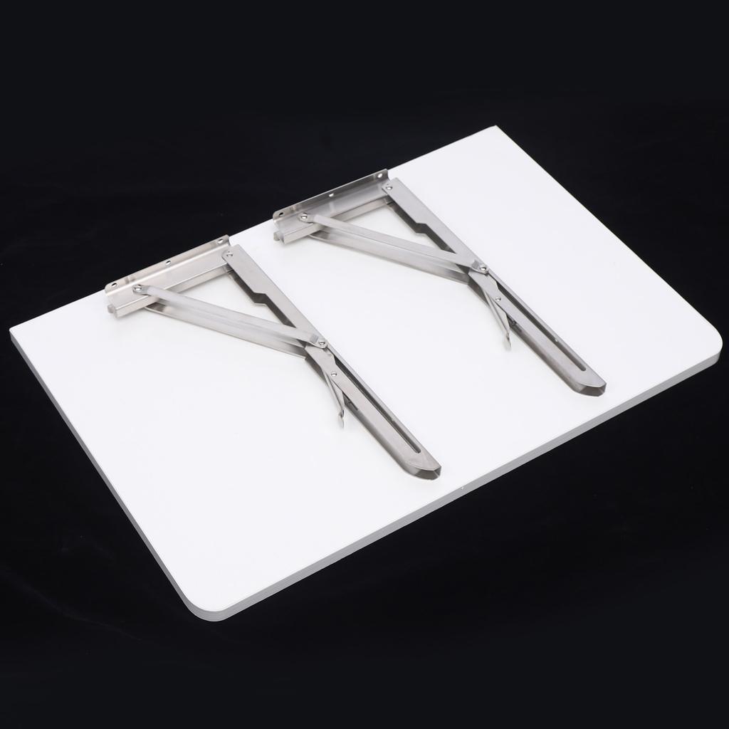 White Wall Mount Floating Folding Computer Desk For Home Office PC Table MDF Dining Tables, Desks and Other Multi-purpose Types