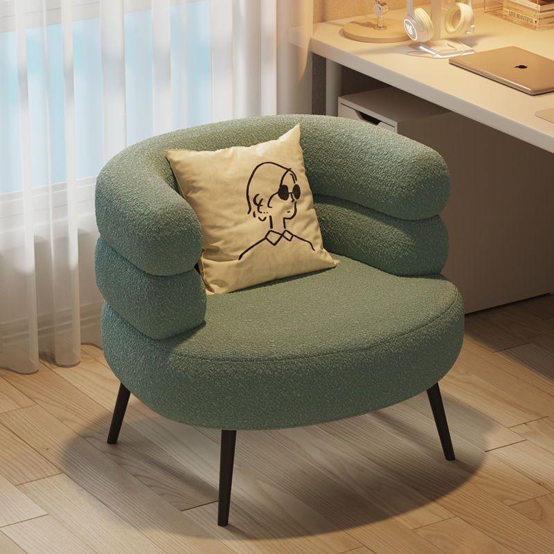 European-Style Lambswool Sofa Chair for Living