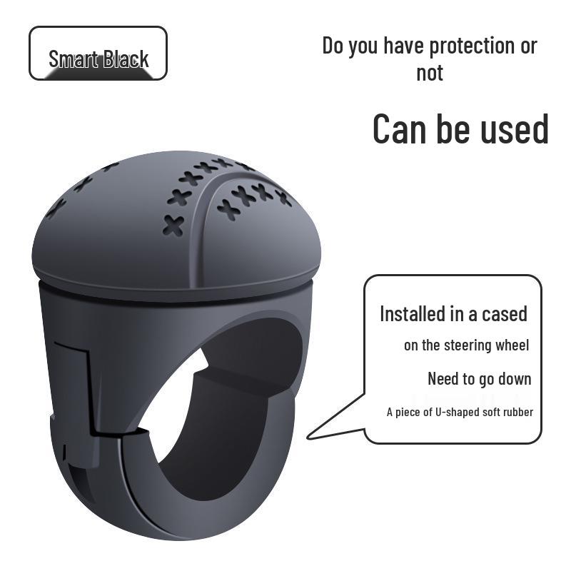 Universal Steering Wheel Assist Knob: Labor-Saving Metal Bearing for Single-Handed Car Control