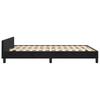 Vidaxl Struttura Letto Senza Materasso, Nera, 140X200 Cm, Velluto