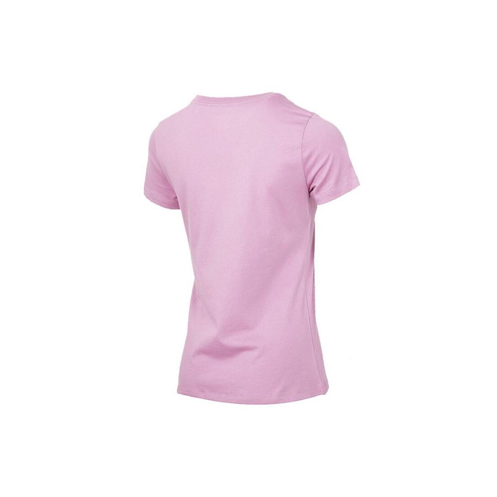 Nike Sportswear Essential Classic Logo Short Sleeve T-Shirt Women Tops Pink BV6170-695