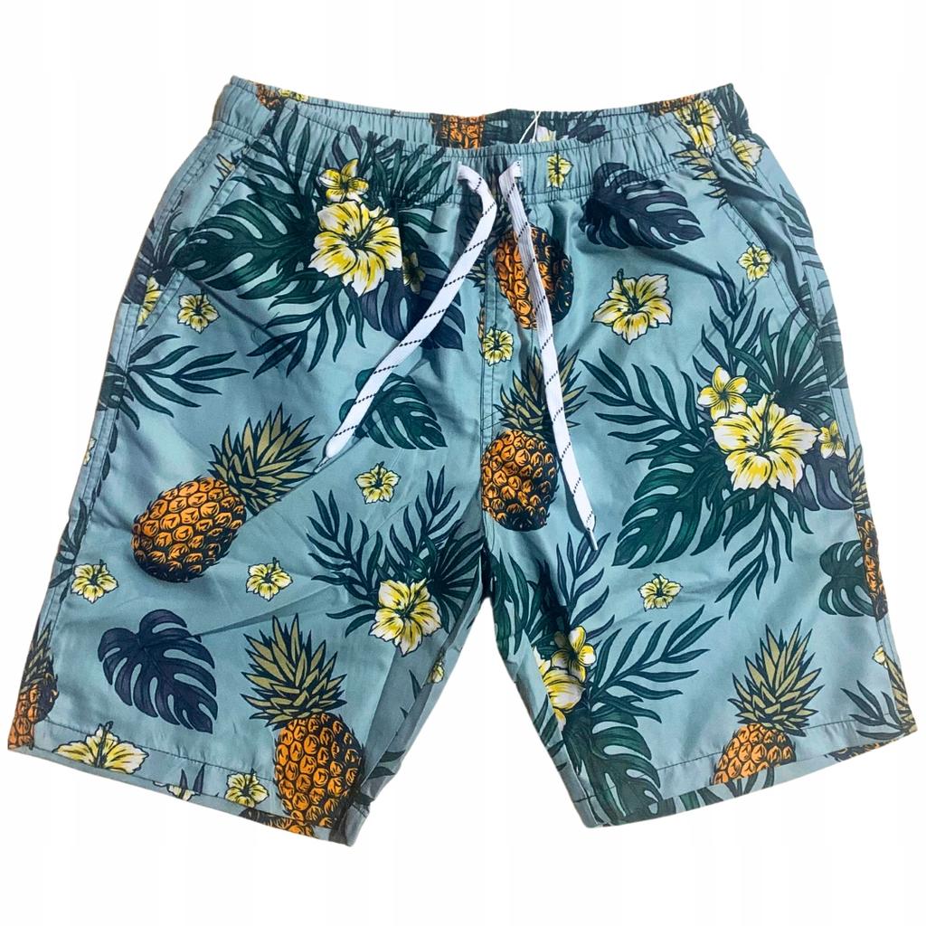Beach Shorts Youth Hawaiian Shorts Mesh Swim Trunks Slim M