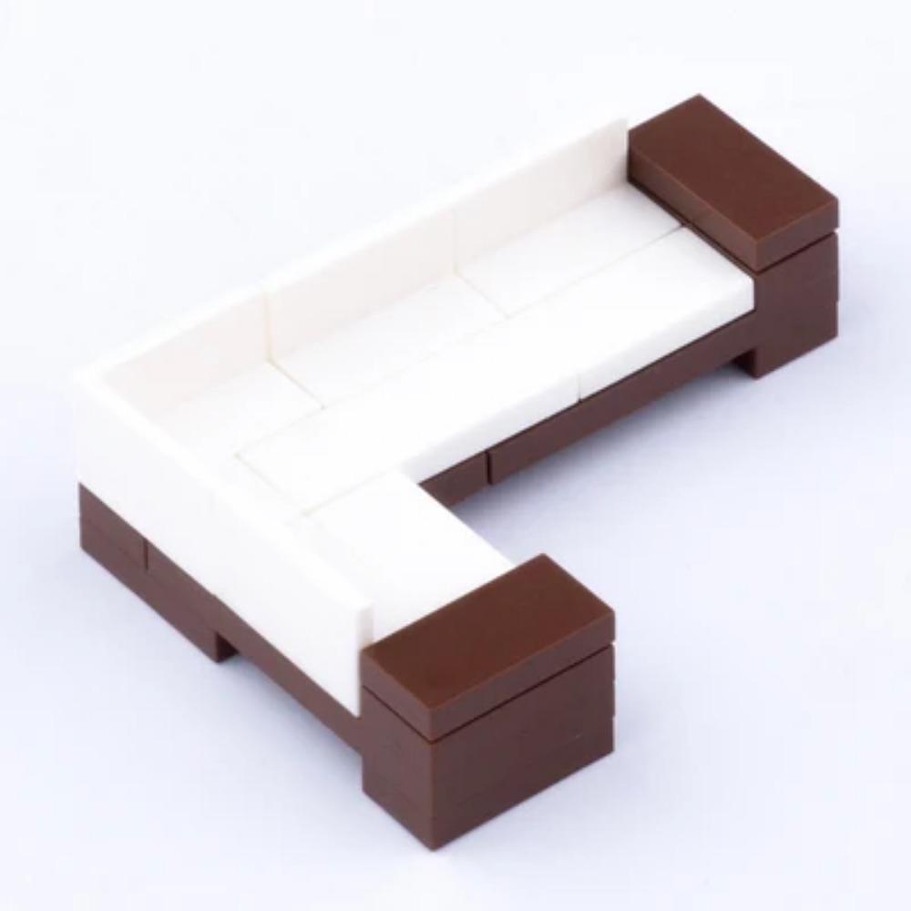 MOC City Scene Building Block Furniture TV Refrigerator Washing Machine Game Console Bed Sofa Vacuum Cleaner Mini Toy Brick K028