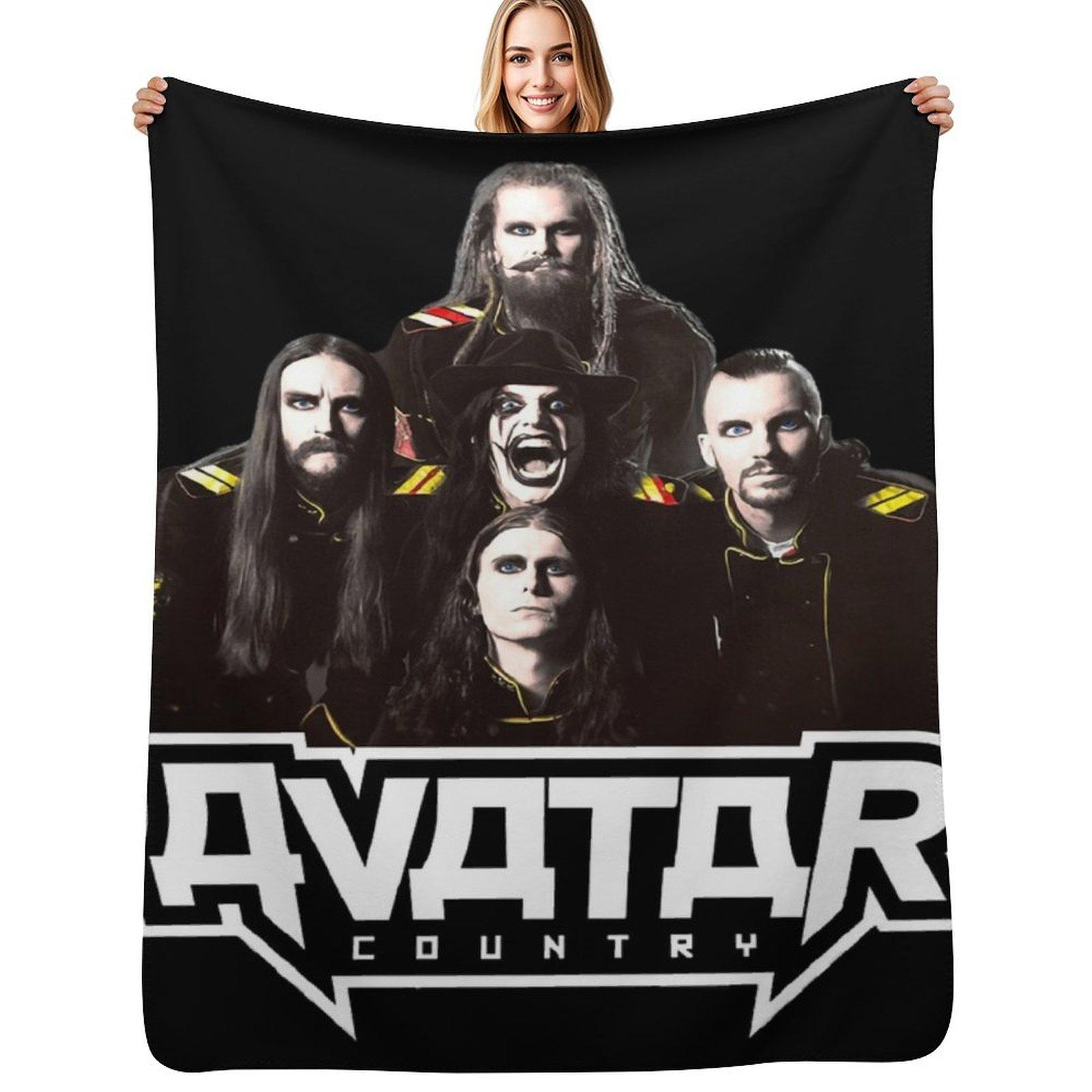 best art of avatar band Throw Blanket Modern Design Soft Blanket for Home Decor Size: 75*100cm, Weight: 230 GSM