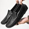 Soft Soled Men'S Bean Shoes Breathable Anti Slip Men'S Casual Leather Shoes Cowhide Driving Shoes