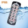 12 LED Strobe Warning Light Strobe Grille Flashing Lightbar Car Truck Beacon Lamp Amber Yellow Traffic Lights Car Accessories
