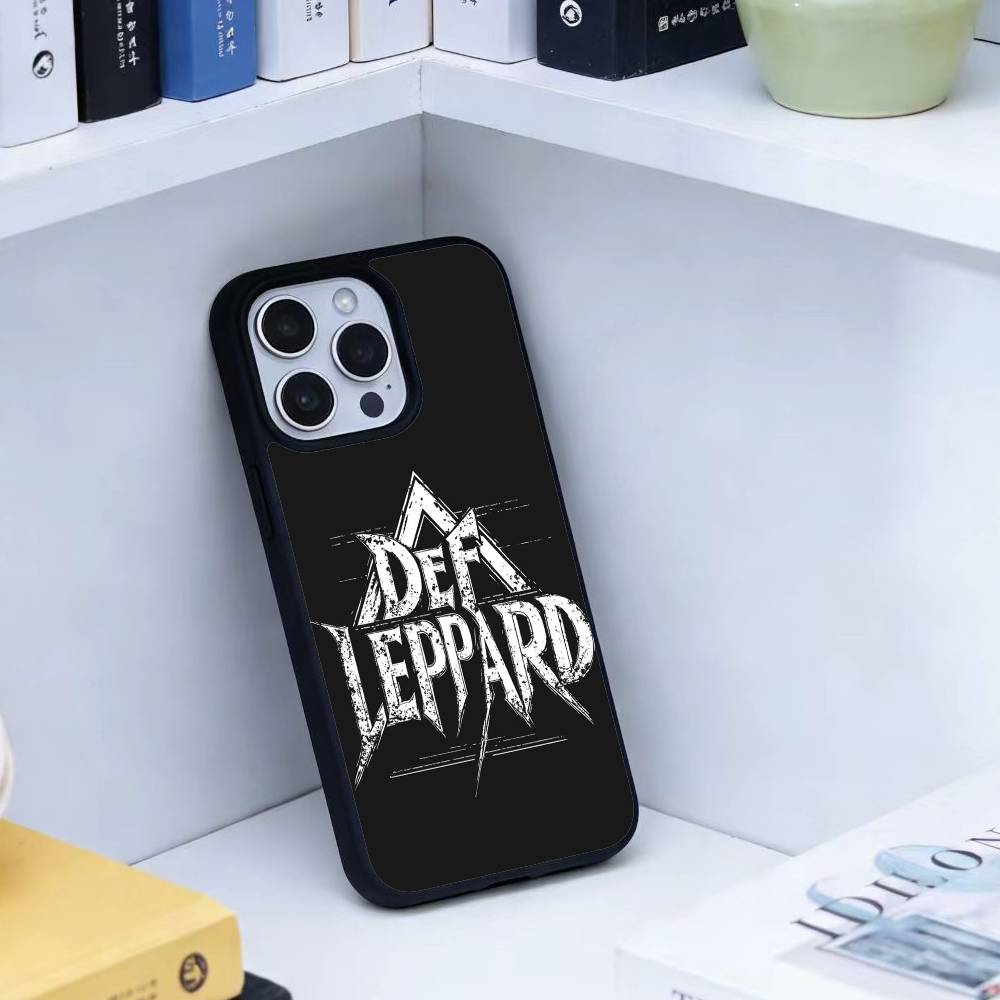 Hot Rock Band D-Def Leppard Phone Case For iPhone 14,16,15,13,17,12,Plus,Pro,Max Magnetic For Magsafe Frosted Cover