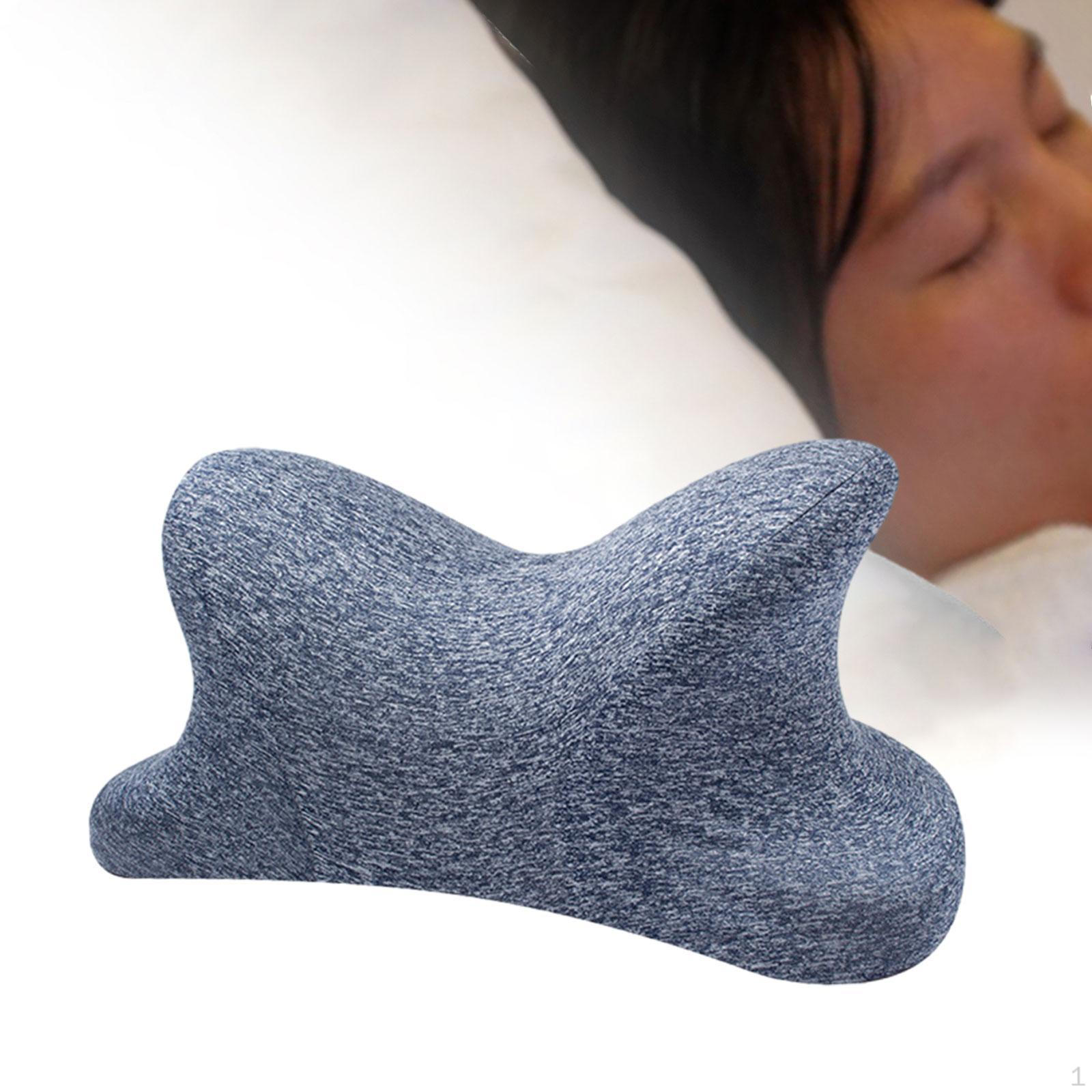 Подушка для шеи и шейного отдела удобная эргономичная подушка для сна в офисе поддержка головы синий 2888₽