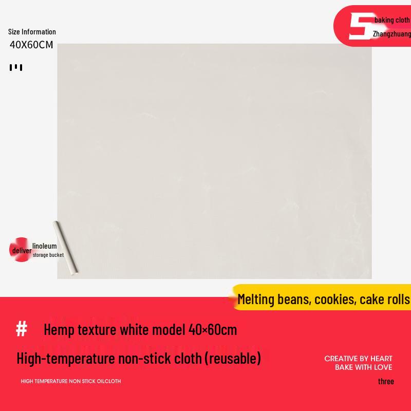 Non-Stick, Reusable, High-Temperature Baking Paper for Cakes, Household & Commercial Use