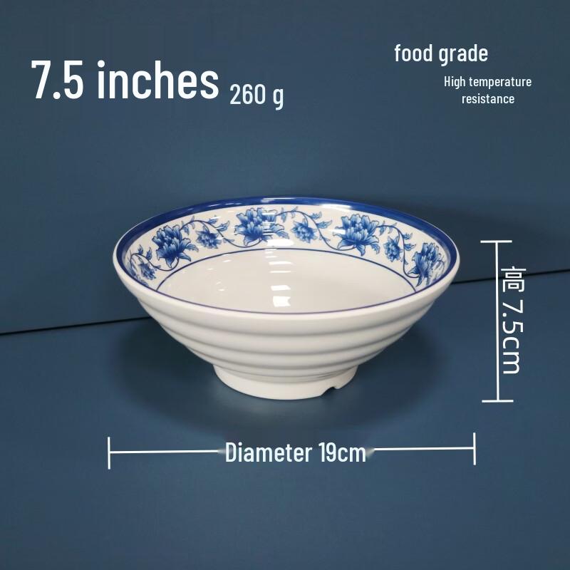 777 Melamine Commercial Ramen & Soup Bowls