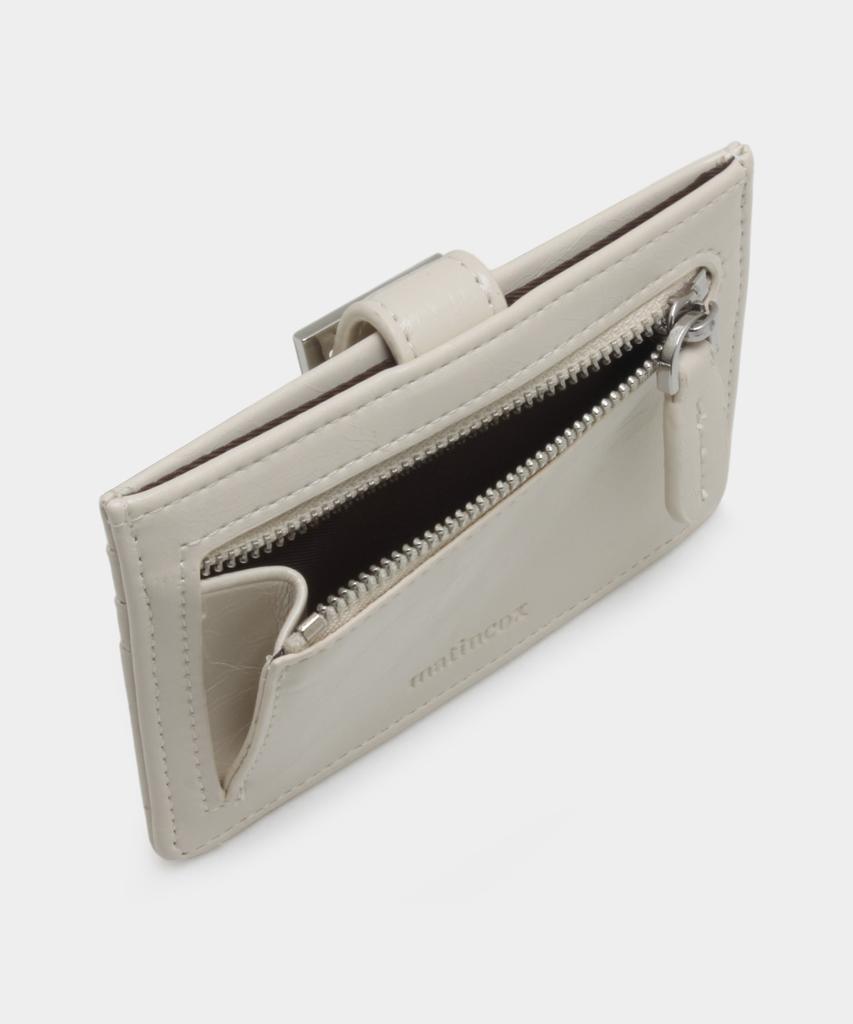 Matincox Buckle Card Wallet - Cream