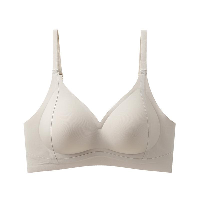Lift Underwear Women's Small Breasts Gather and Close Sub-breasts Fixed Cup Anti-sagging Summer Thin No Steel Ring Seamless Bra Cover