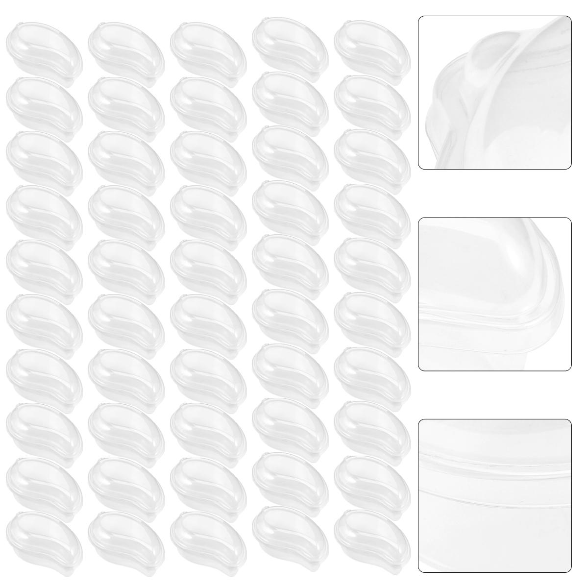 

50 шт. Упаковка коробок для тортов в форме манго, держатель для кексов, рождественская упаковка, кондитерские изделия, хрустящий контейнер для еды