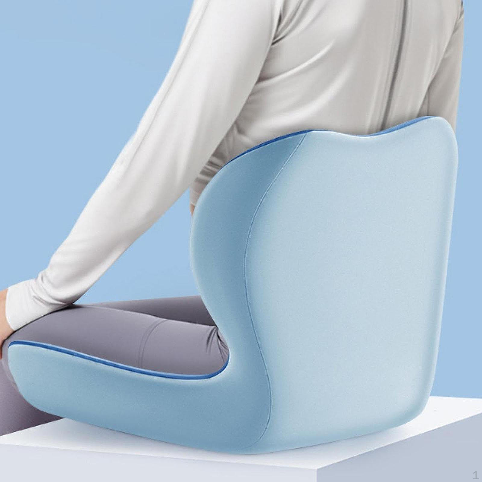 Подушка для сиденья из пеноматериала с эффектом памяти поддержка спины многофункциональное кресло переносная подставка для мамы и синий 10289₽