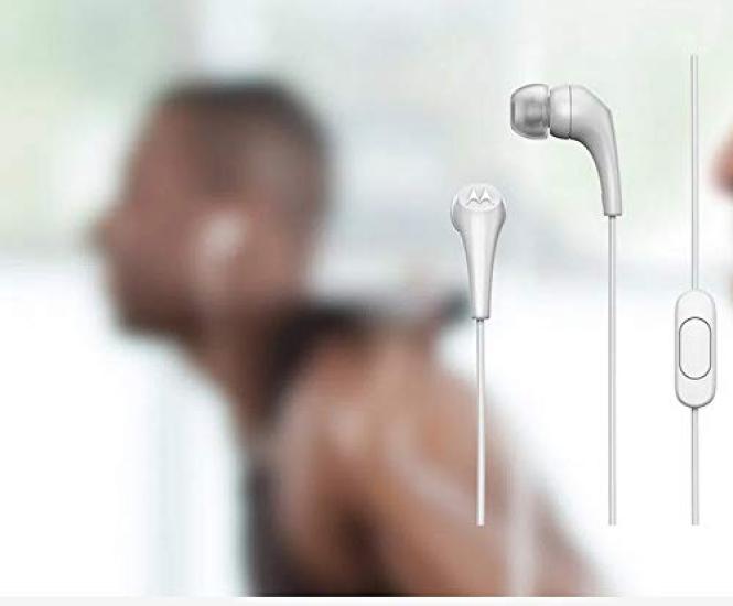 Motorola Earphones Motorola Canal Type Wired Headphones Headset Heavy Bass Stereo Calls Earbuds Sound Isolation Compact Small and Lightweight be