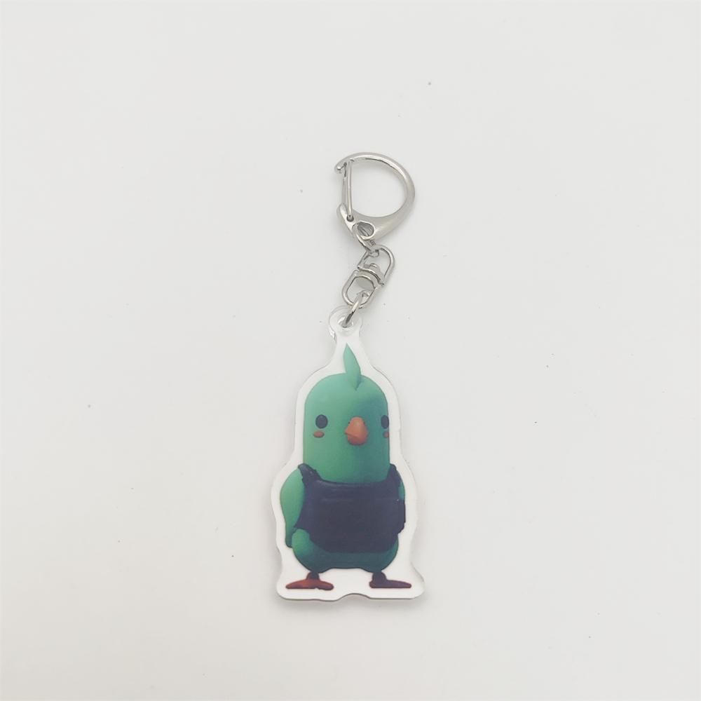 Steam New Game Escape From Duckov Acrylic Keychain Anime Enthusiast Schoolbag Charm Key ChainGiving A Gift To A Friend