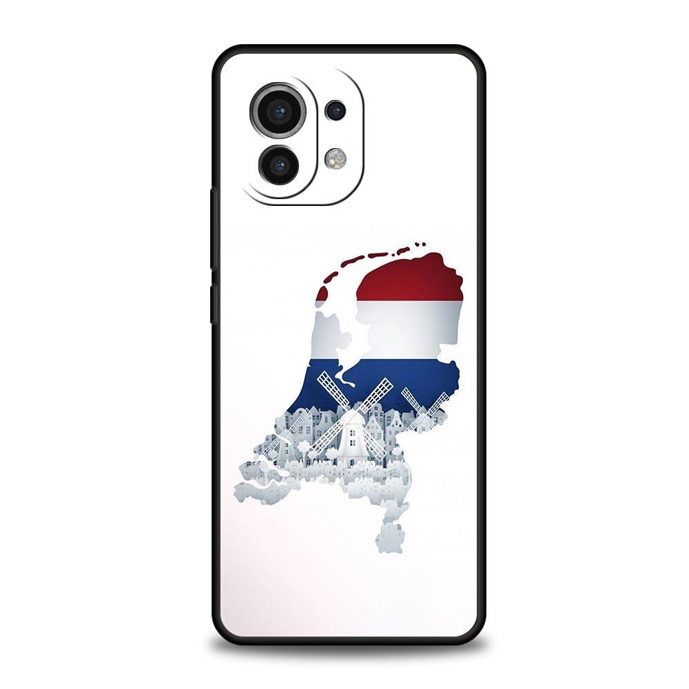 Phone Case For Xiaomi Mi 15 14 13 12 11 Lite 14T 13T 12T 11T Pro Poco X7 X6 X5 X3 Pro F6 F5 F4 Cover Dutch Flag