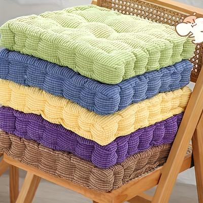 1PC Home Office Sedentary Artifact Floor Chair Cushion Student Teacher Fart Cushion Square Padded Corduroy