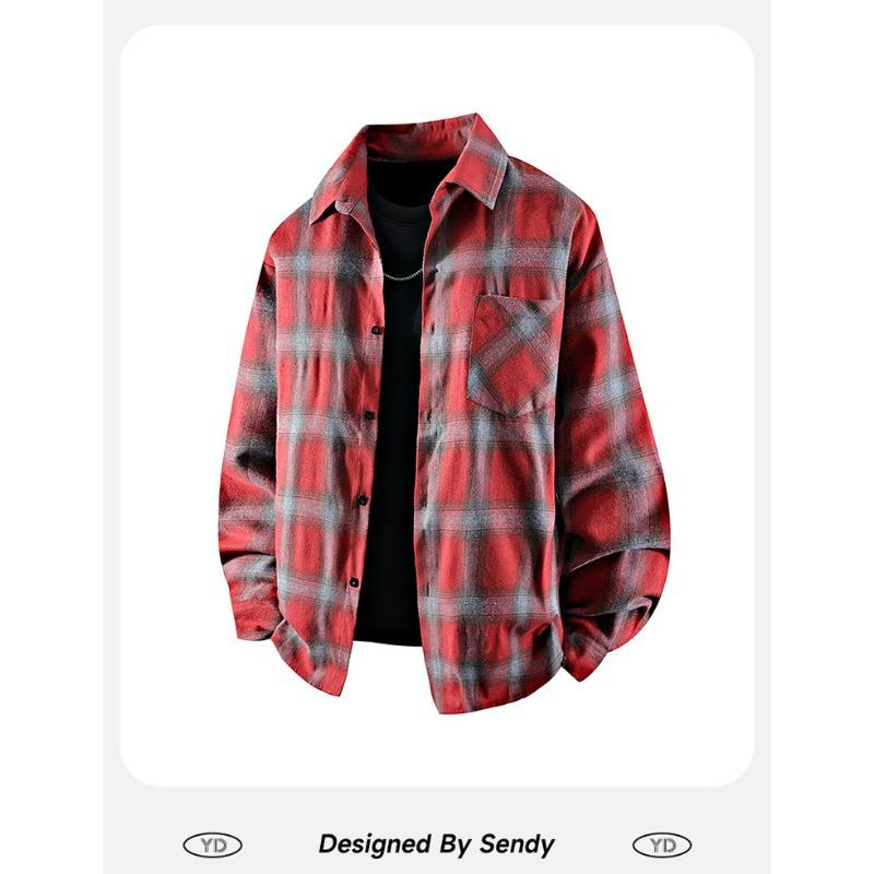 Men S Long Sleeve Loose Fit Casual Summer Shirt