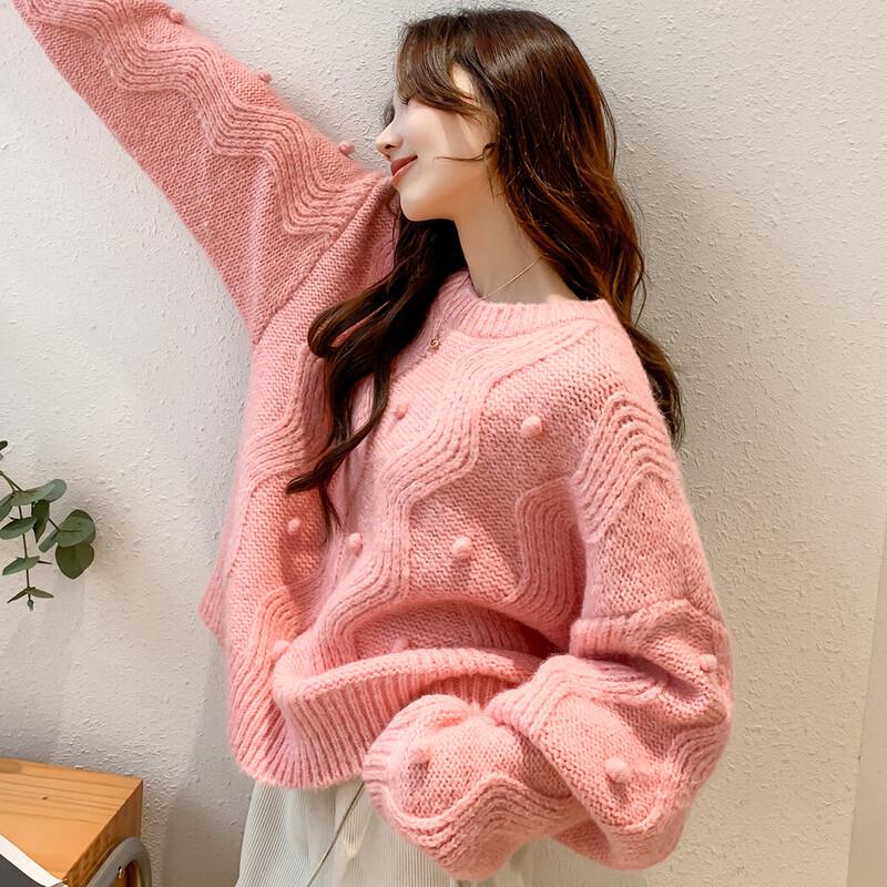 

Mokana Women s Elegant Long-Sleeve Knit Sweater One Size