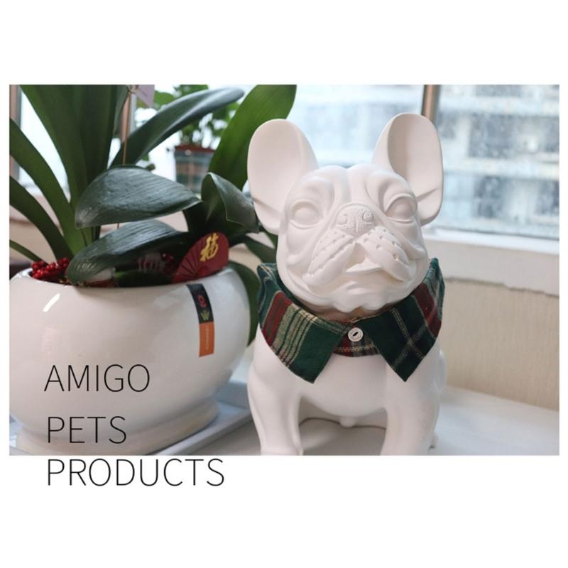 Puppy Wedding Collar Checked for Small Medium Girl Dogs Cat Dog Plaids Collar Necklace Wedding Costumes