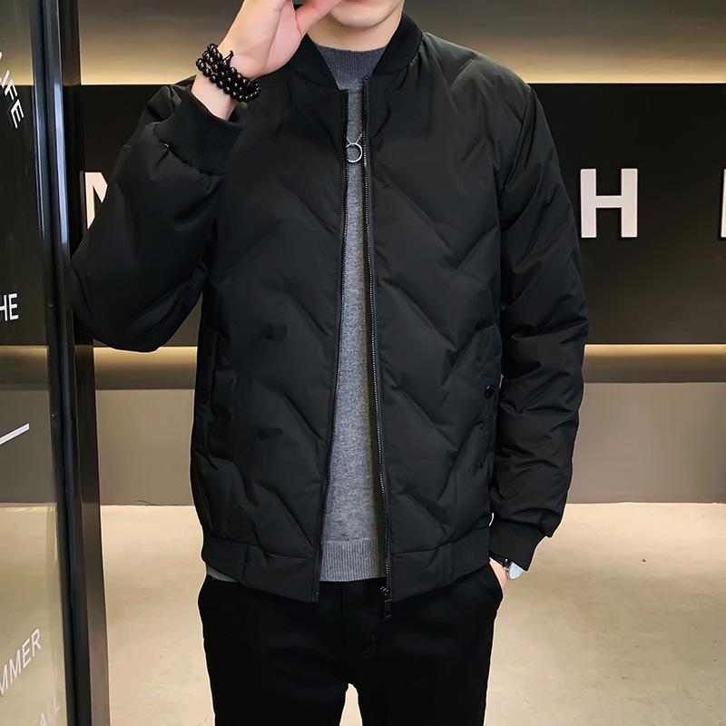 

Woodpecker Men s New Style Winter Down Jacket - Genuine White Duck, Casual, Loose, Thickened, Warm, Stand Collar. 3XL (recommended 75-85 kg)