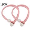 Decorative Curtain Tiebacks 1 Pair for Drapes, Adjustable Rope Tie Backs, Faux Strong Buckles Pearls Cord Buckle Holder Home Hotel Office Window