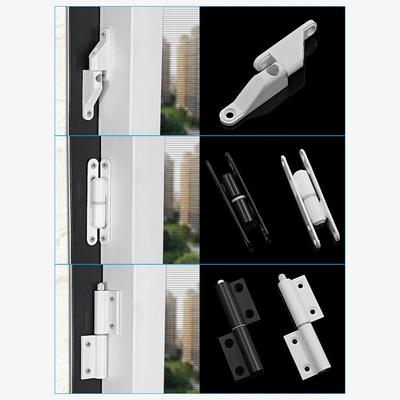 Plastic Steel Flat Hinge Folding Hinge Aluminum Alloy Screen Window Loose Leaf Detachable Hinge Home Improvement Door Hardware