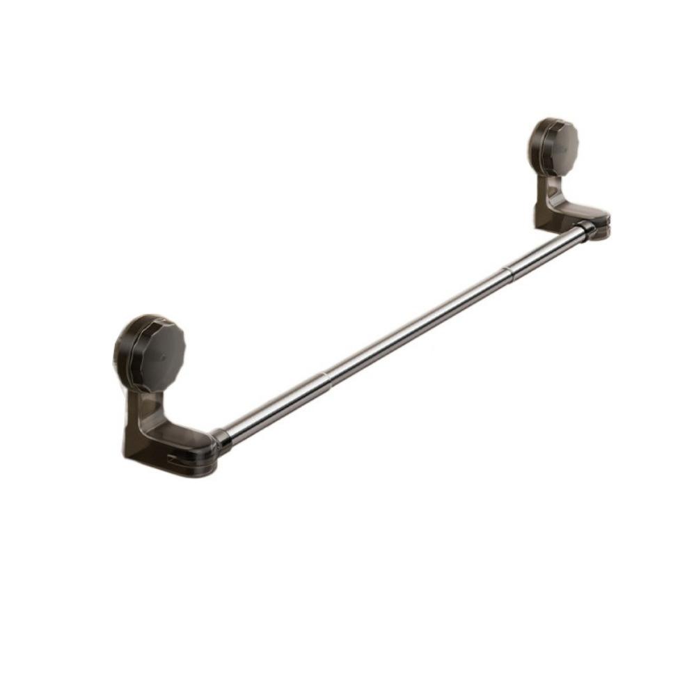 Wall-Mounted Suction Cup Towel Rack Waterproof Shower Slipper Hanger Bathroom Towel Rod  Kitchen