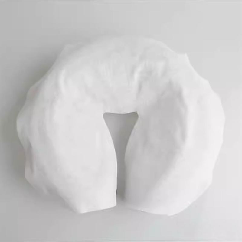 U Shaped Thickened Pure Cotton Pad Towel Beauty Salon Massage Bed Mat Face Cloth Bacterial Isolation Disposable Sanitary Pillow