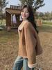 2024 Women's Retro College-Style Short Jacket for Spring & Autumn