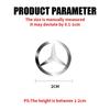 Car Nickel Metal Logo Mobile Phone Laptop Decal Sticker Accessorie For Mercedes Benz Amg W205 W211 W204 W212 W176 W221 W169 W177 FZ8