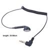 3.5mm Spring Coiled Earbud Single Side Earphone for MP3 Mobile Devices Comfortable Wearing Regardless of Left & Right