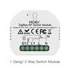 MOES  Mini Smartlife Wireless Remote Tuya Zigbee 3.0 RF 433 Smart Wall Light Switch Relay Module