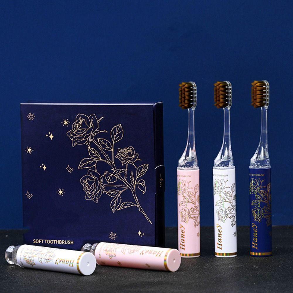 3Pcs Portable Cleaning Teeth Detachable Oral Care New Toothbrush  Travel