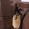 Wooden Wall Decoration Hook Monkey Shaped Key Hanger Simple Banana Balance Hook  Living Room