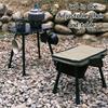 ABZC-Outdoor Table And Chair Dual-Use Table, Liftable Portable Stool Outdoor Fishing Camping Chair Desk