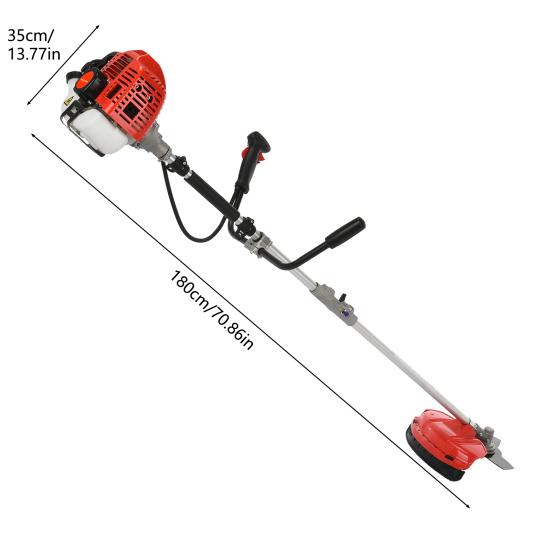 Strong Powerful Full Functioning Guard Accessories Hedge Trimmer 52cc 2-Stroke Gas Straight Shaft String Backpack Grass Trimmer
