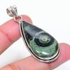 Natural Kambaba Jasper Gemstone 925 Sterling Silver Jewelry Pendant 2.05" AP-15415