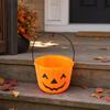 Halloween Kürbis Eimer Geräumig Jack-o'-Lantern Süßigkeiten Wiederverwendbar