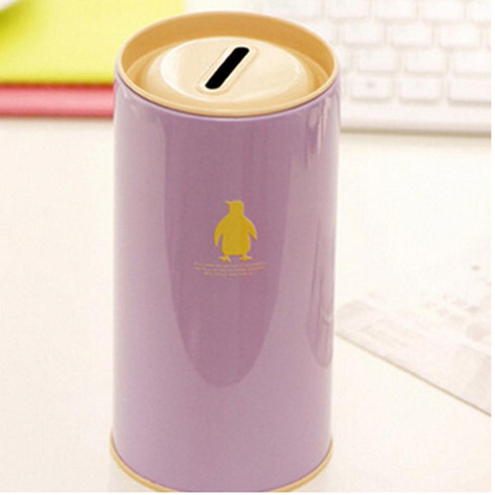 Metal Bank Piggy Bank Bank Saving Jar Tin Box Containers Candy Loose Tea Storage Organizer with Lids