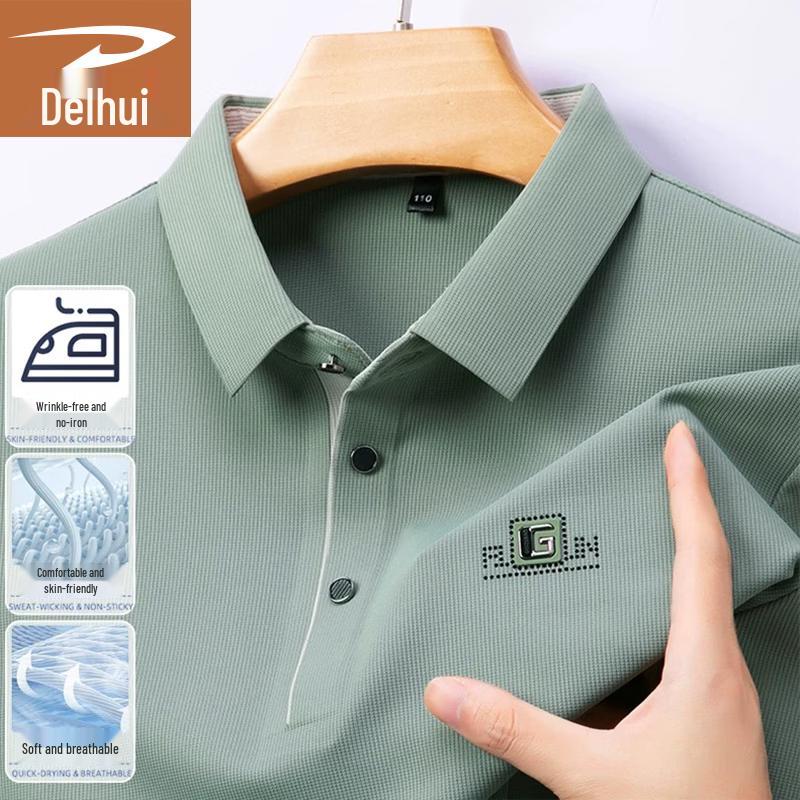 

Deerway Men s Summer Casual Polo Shirt XL
