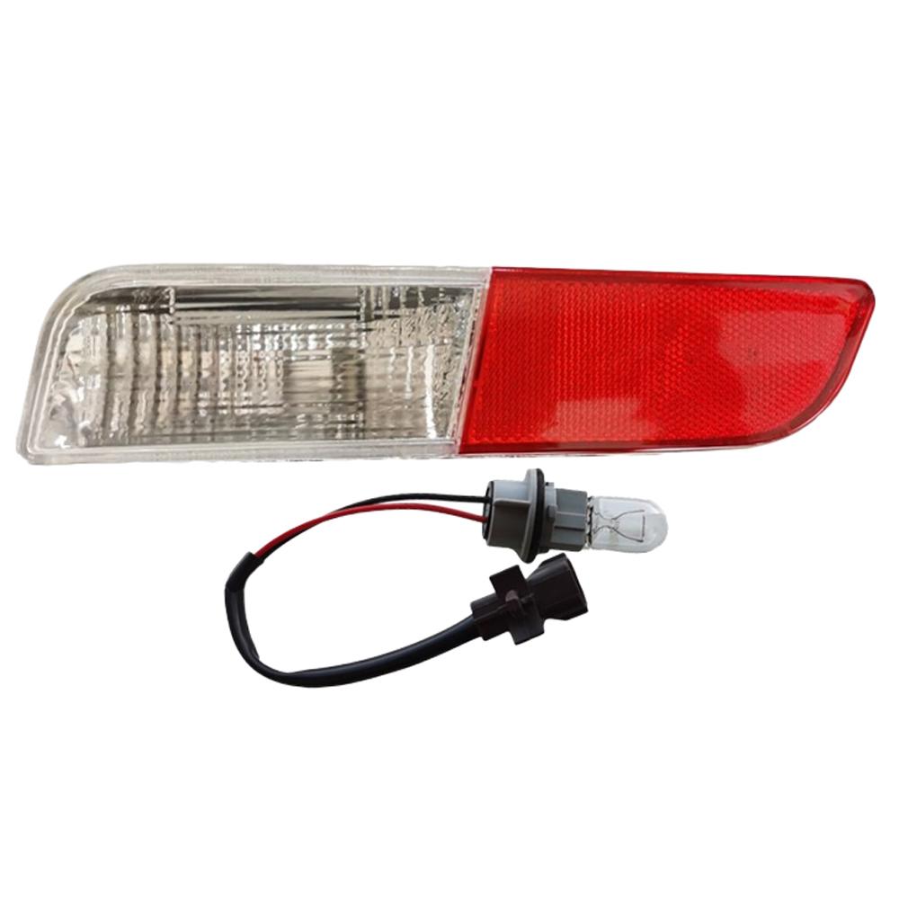 Rear Bumper Reflector Light For Mitsubishi Outlander 2013 2014 2015 8337A111 8336A102 Rear Tail Brake Lamp with Bulbs