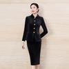 Women's Corduroy Professional Blazer & Skirt Set